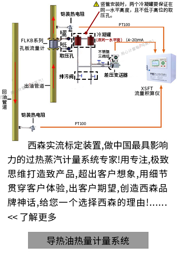 導熱油熱量計量系統