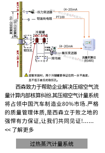 過熱蒸汽計量系統
