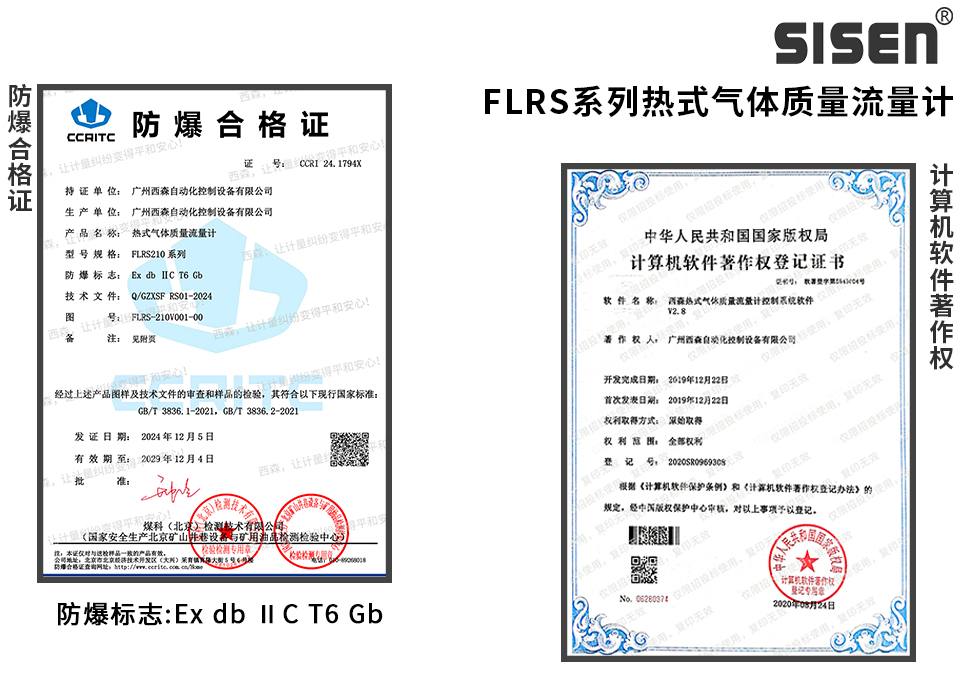 FLRS插入式熱式氣體質量流量計企業資質