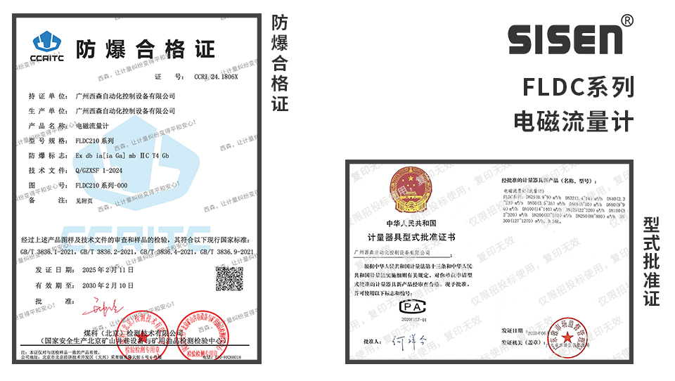 FLDC電磁流量計企業資質